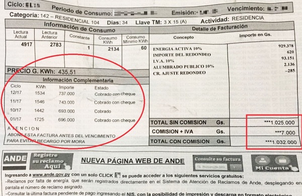 A diputado le llama la atención modificación de redacción del proyecto de ley que anula facturas de ANDE