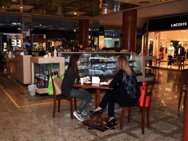 En pandemia, shoppings son solo para comprar y no para socializar