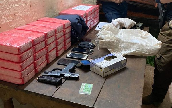 Desbaratan red de narcotráfico en Coronel Oviedo