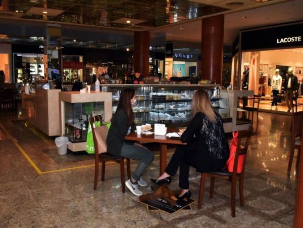 En pandemia, shoppings son solo para comprar y no para socializar