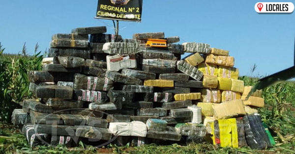 Incautan más de 3,4 toneladas de marihuana