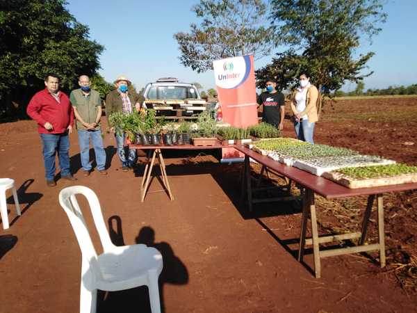 Con 12 familias inician proyecto de huerta comunitaria en Hernandarias