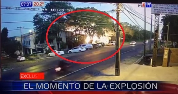 Video muestra momento de la fatal explosión