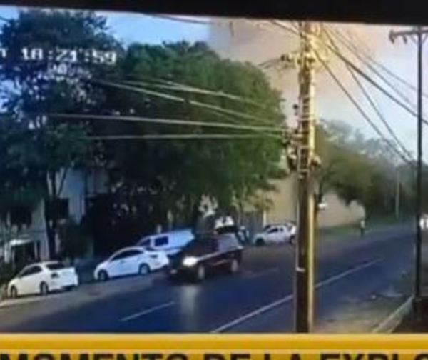 Vídeo: Momento exacto de la explosión en taller de Villa Elisa