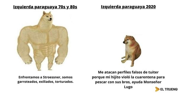 La decadencia de la izquierda: en el pasado combatían a la dictadura, en el presente lloran por ataques de trolls - El Trueno