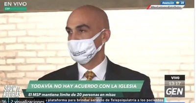 Informan de 7 nuevos casos de COVID. Ministro habló de falta de insumos y protocolo para cultos religiosos - ADN Paraguayo