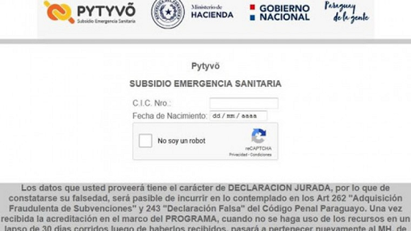 ▶ Pytyvo 2.0: Verificar Pagos y Lista de Beneficiarios