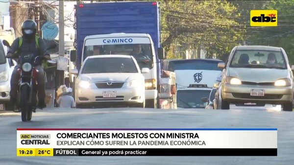 Comerciantes molestos con ministra Bacigalupo - ABC Noticias - ABC Color