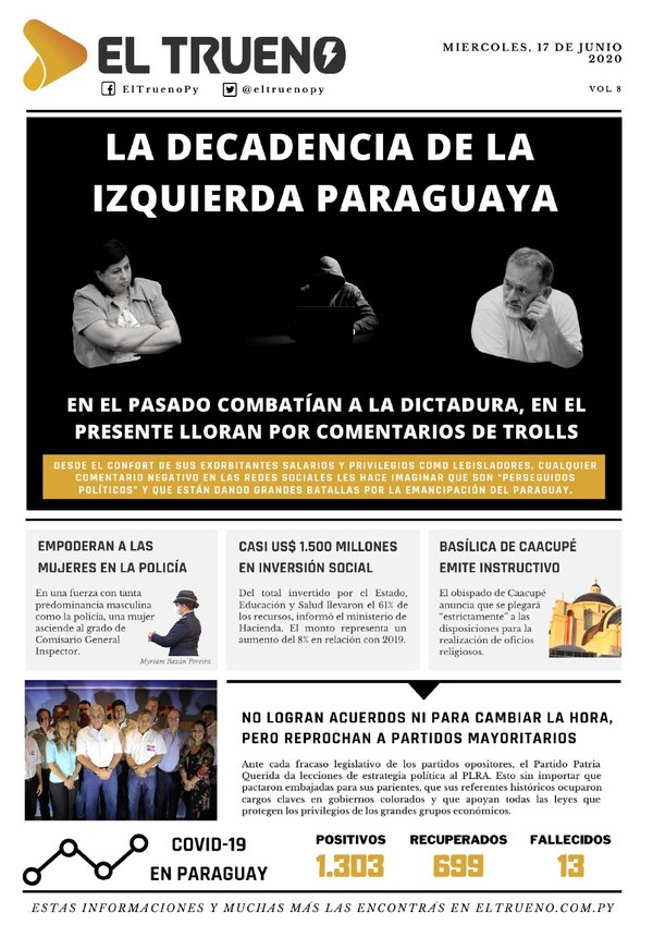 Edición Impresa 17 de Junio 2020 - El Trueno