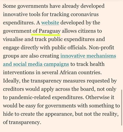 Otro medio internacional que destaca a Paraguay - El Trueno