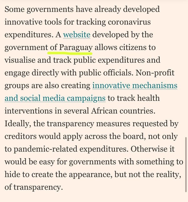 Otro medio internacional que destaca a Paraguay - El Trueno