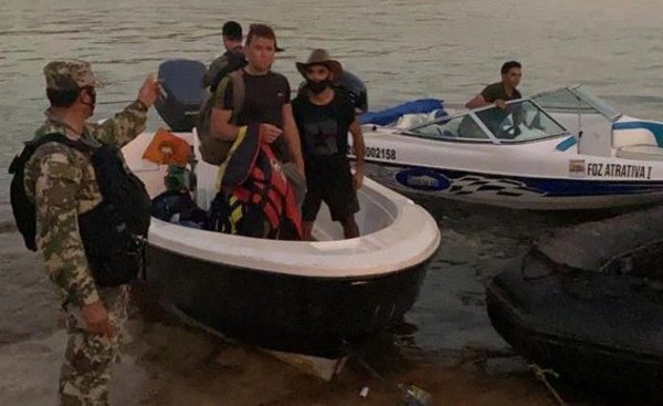 Detienen a dos libaneses y un brasileño intentando ingresar por el río