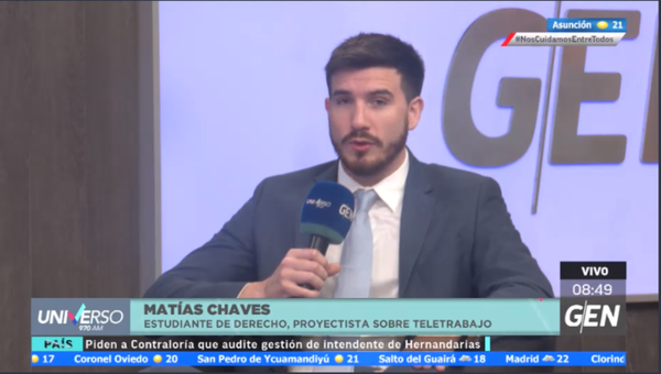 HOY / Matías Chaves, sobre el proyecto de Ley de Teletrabajo: "Lo que se busca es regular aspectos específicos en vacíos legales que existen"