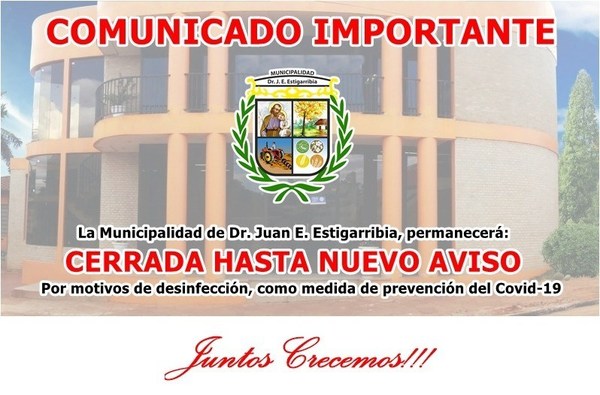 Cierran Municipalidad de Campo 9 - Campo 9 Noticias