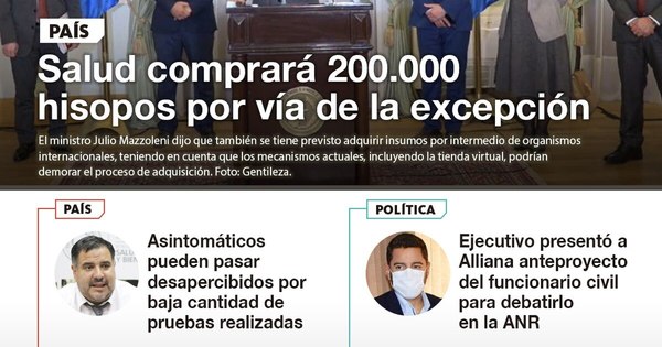 LN PM: Las noticias más importantes de la siesta