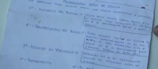 ¡Bien planeado! Hallan manuscrito de ladrones que realizaron millonario golpe a militar | Noticias Paraguay