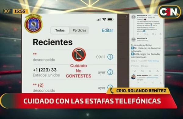 Cuidado con las 'estafas del timbrazo' - C9N