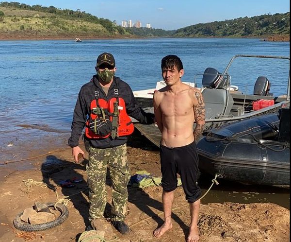 Otro detenido al intentar cruzar a nado el río Paraná