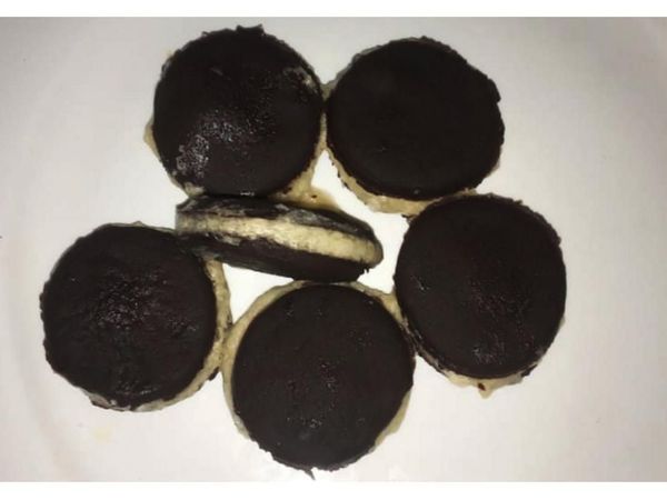 Oreo casera vegana y  apta para celiacos