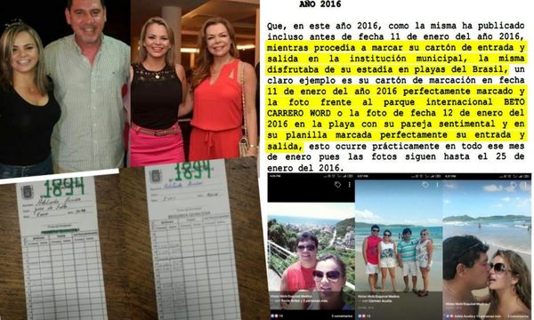 PLANILLERA DE ZI MARCABA ASISTENCIA DESDE PLAYAS DE BRASIL, Y DESDE ESPAÑA