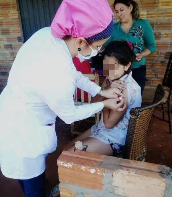Realizan jornada de vacunación en Santa Rita