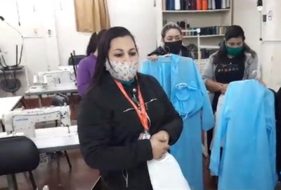 Alumnos de SNPP ya confeccionaron unos 20 mil equipos de bioseguridad