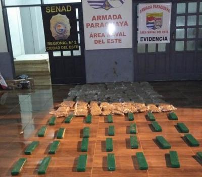 Menor de 16 años pretendía llevar 65 kilos de marihuana al Brasil