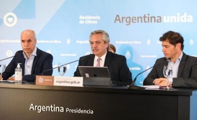 Presidente argentino entró en aislamiento preventivo ante Covid-19