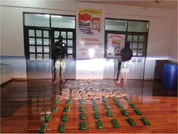 Incautan 66 kilos de drogas a orillas del río Paraná