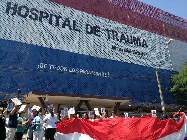 Funcionarios del Hospital del Trauma se manifestarán reclamando recategorización salarial