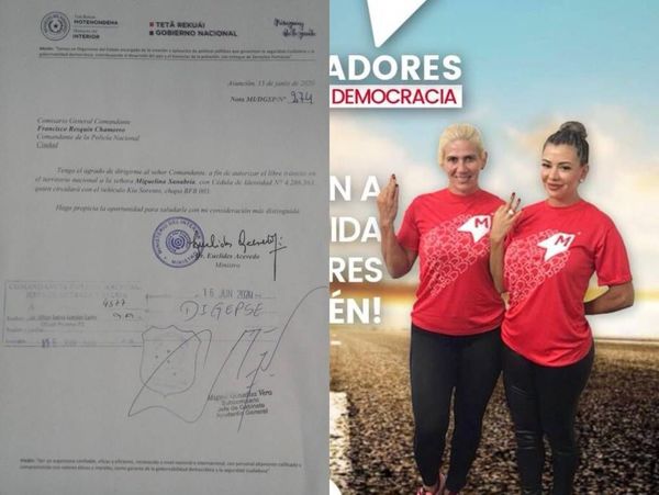 Gallo Paloma oñembo estricto con los comunes, pero para las amiguitas hay permiso especial
