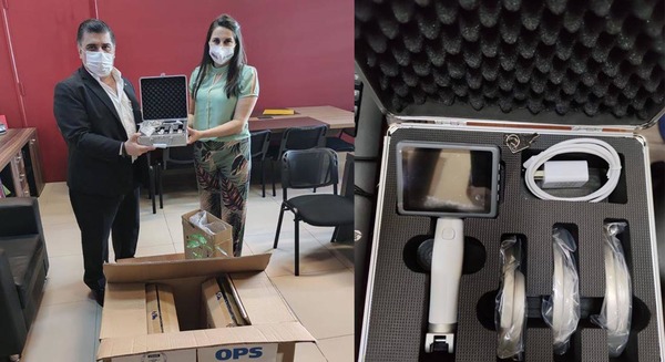 LA REGIÓN SANITARIA DE ITAPÚA RECIBIÓ UN EQUIPO DE VIDEOLARINGOSCOPIO DONADO POR LA OPS.