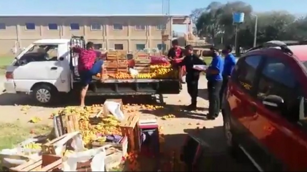Comuna de Loma Plata aclara incidente con vendedor de frutas