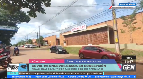 HOY / La Primera Región Sanitaria de Concepción confirma 4 nuevos casos de coronavirus en el municipio