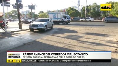Rápido avance del corredor vial botánico - ABC Noticias - ABC Color
