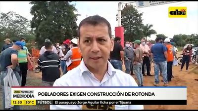 Pobladores exigen construcción de rotonda - ABC Noticias - ABC Color