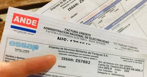 Sancionan ley que cancela facturas de Ande y Essap por 6 meses