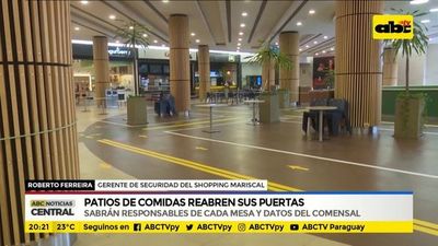 Patios de comidas de shoppings reabren sus puertas - ABC Noticias - ABC Color