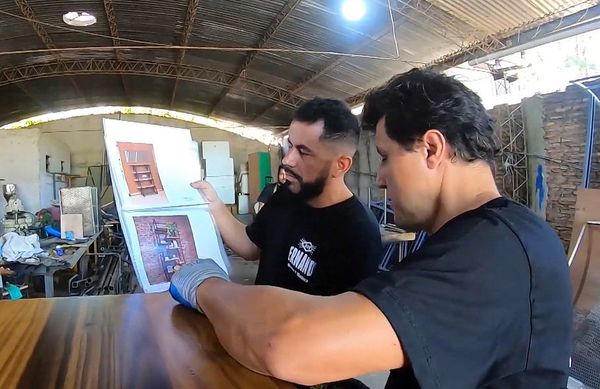 Luis Fernando Aguilera: un papá de hierro y madera - Sociales - ABC Color