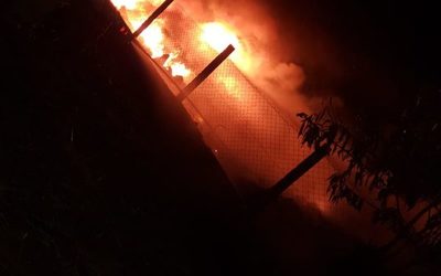 Camión se incendia en Minga Guazú