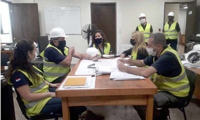 Verifican obras en el nuevo Palacio de Justicia del Km ,5 de C. del Este – Diario TNPRESS
