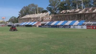 Avanzan las obras en la cancha de Guaireña