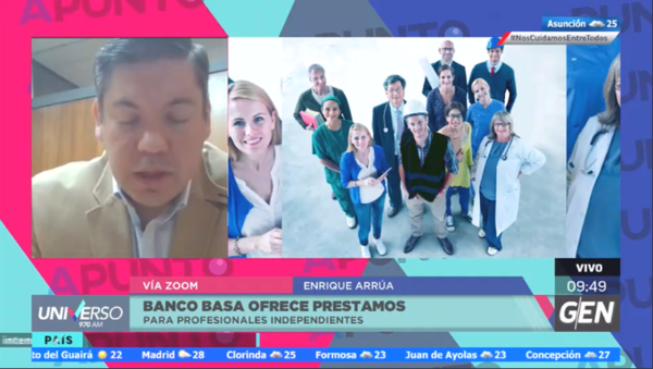HOY / Enrique Arrúa, gerente comercial del Banco Basa, sobre préstamos para profesionales independientes