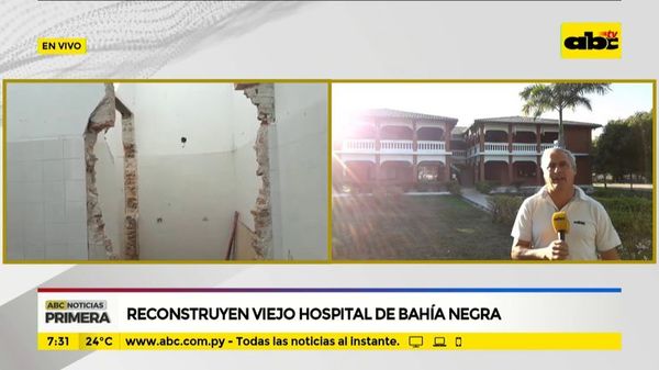 Reconstruyen el viejo hospital de Bahía Negra - ABC Noticias - ABC Color