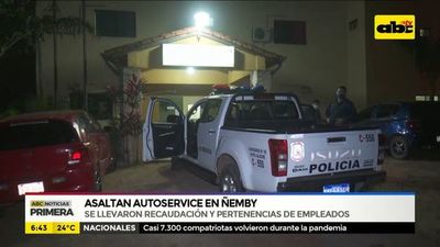 Asaltan autoservice en Ñemby - ABC Noticias - ABC Color