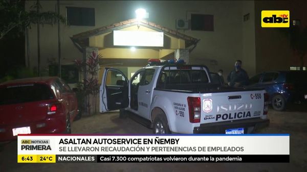 Asaltan autoservice en Ñemby - ABC Noticias - ABC Color