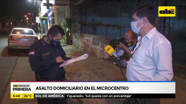 Asalto domiciliario en el microcentro - ABC Noticias - ABC Color
