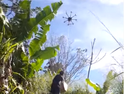 Pasan mercas con drone sobre el Paraná | Crónica