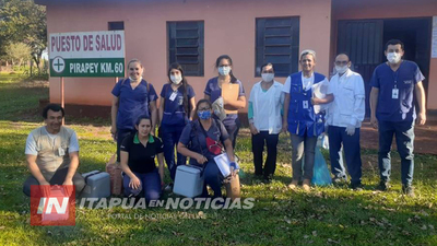 GRAN CAMPAÑA DE VACUNACIÓN EN EL NORDESTE DE ITAPÚA.