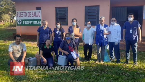 GRAN CAMPAÑA DE VACUNACIÓN EN EL NORDESTE DE ITAPÚA.